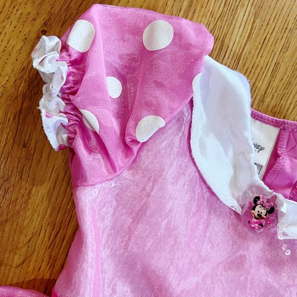 Disney Pink Minnie Mouse Polkadot Costume Dress - Picture 4 of 15